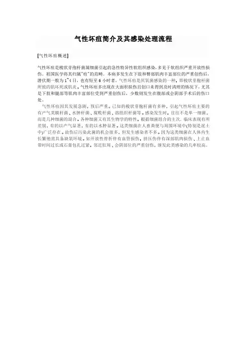 特殊感染处理流程