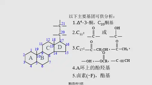 甾体激素类药物分析课件.pptx
