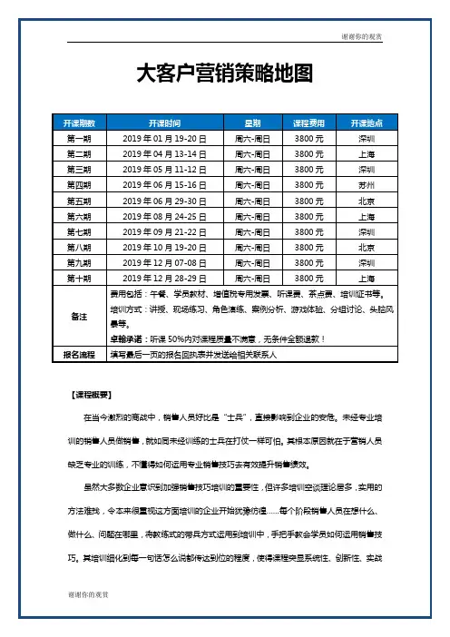 大客户营销策略地图.doc