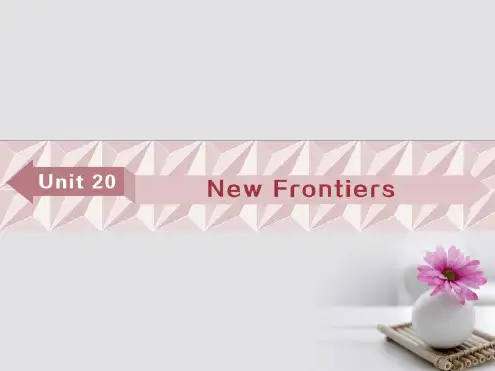 高考英语一轮复习基础考点聚焦Unit20NewFrontiers课件北师大选修7