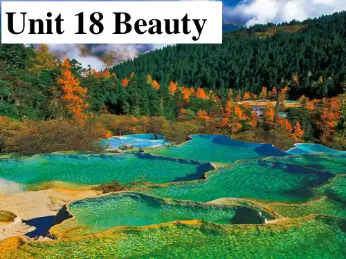 北师大版选修6Unit18Beauty复习课件
