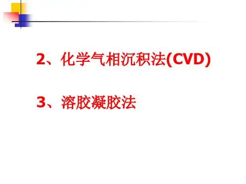 化学气相沉积法