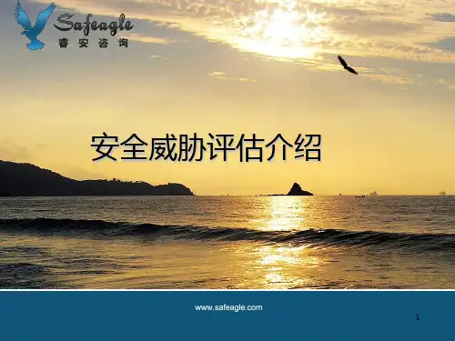 威胁评估介绍PPT课件