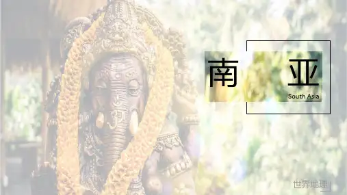 区域地理专题-世界地理-03南亚和印度(精品课件)-高中