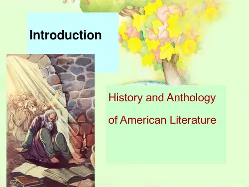 美国文学史Introduction  Unit 1