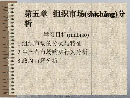 组织市场分析