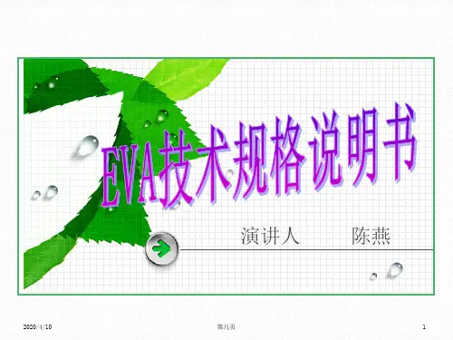 EVA技术规格说明书PPT