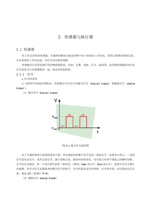 汽车 传感器与执行器