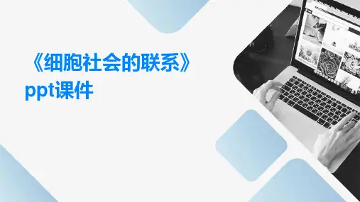 《细胞社会的联系》课件