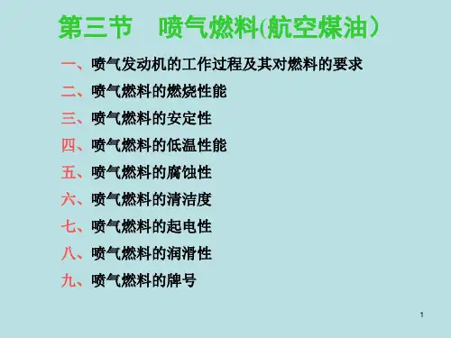 石油炼制工程--喷气燃料