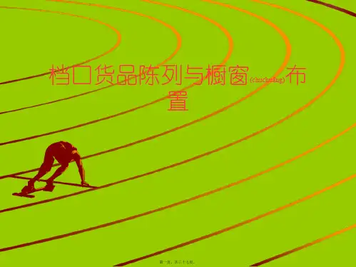 档口货品陈列与橱窗布置培训课件