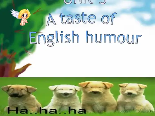 [人教新课标必修4课件]Unit3A taste of English humour warming up(共27张PPT)