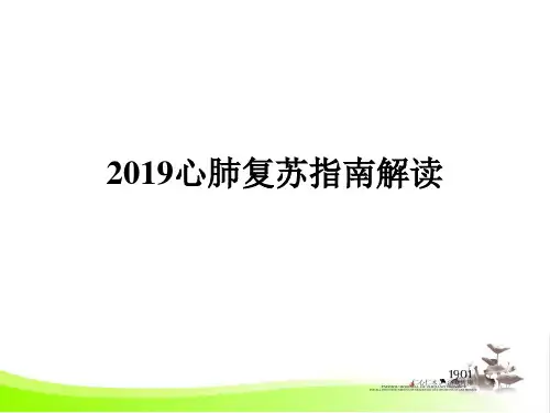 2019心肺复苏指南解读-文档资料