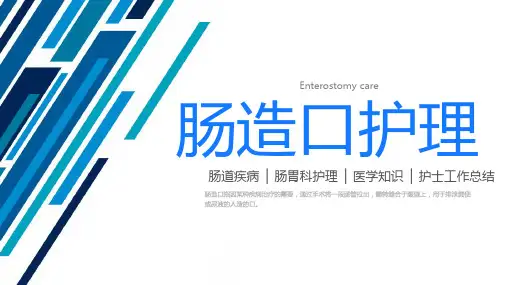 肠造口技术概述与护理培训课件PPT
