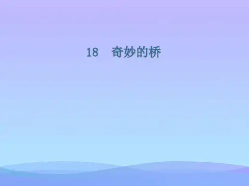 18《奇妙的桥》课件课件PPT