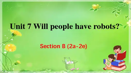 人教版八年级上册英语unit7 Section B (2a-2e)课件