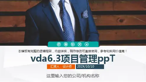 vda6.3项目管理ppT
