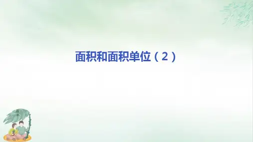 《面积和面积单位》课件(共11张PPT)
