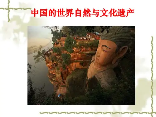中国的世界文化遗产分析