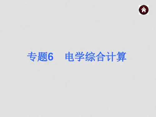 中考物理总复习 专题6 电学综合计算课件