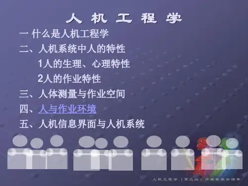 人机工程学培训教材