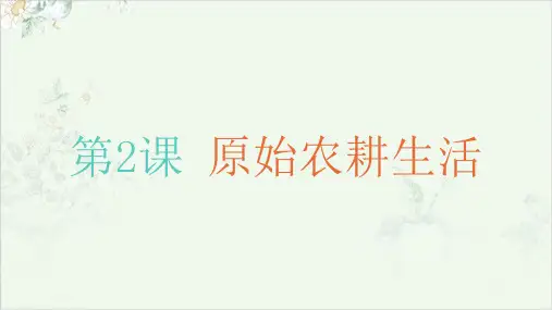 (部编)《原始农耕生活》ppt精美课件