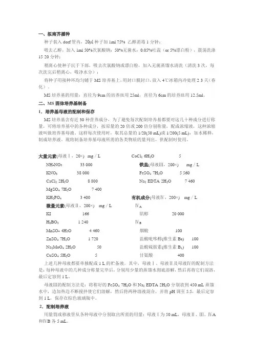 拟南芥的种植.doc