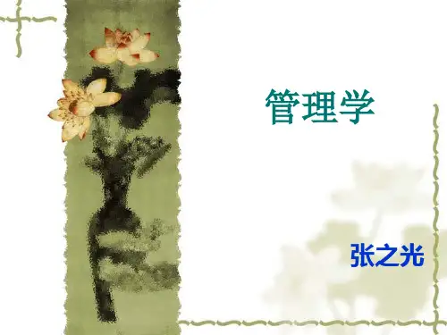管理学课件第九章组织结构及其设计