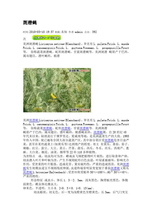 西瓜病虫害防治图谱