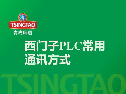 西门子PLC常用通讯PPT课件