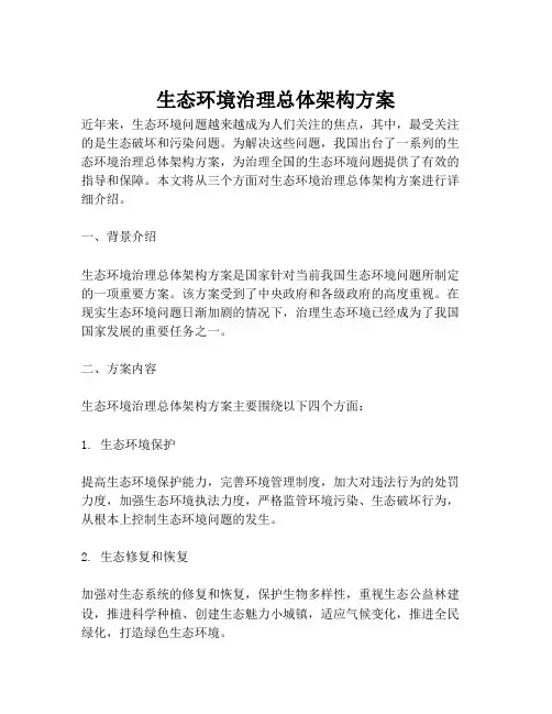 2023-生态环境治理总体架构方案-1