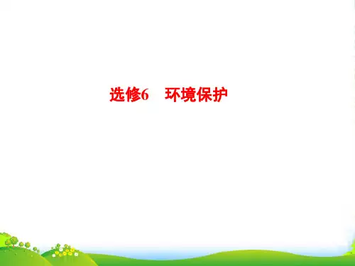 高考地理一轮复习 环境保护课件 湘教选修6