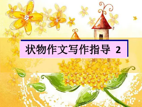 状物作文PPT44876优秀课件PPT