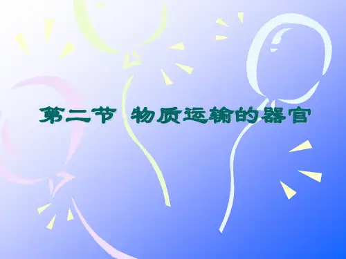物质运输的器官(5)初中生物课件