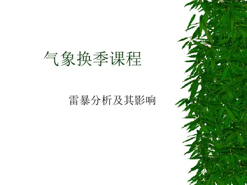 航空：雷暴