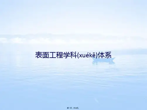 表面工程学科体系
