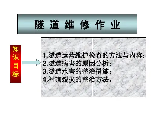 隧道维护