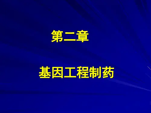 基因工程制药PPT课件