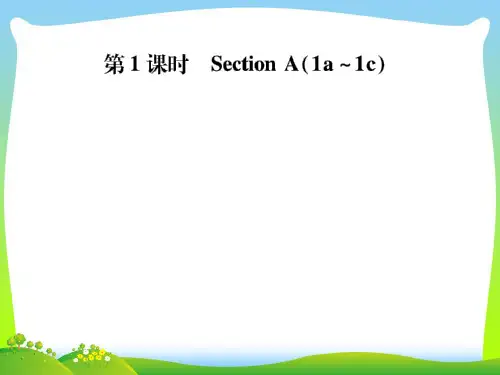 2021年人教版七年级英语上册第1课时 Section A(1a~1c) (2).ppt