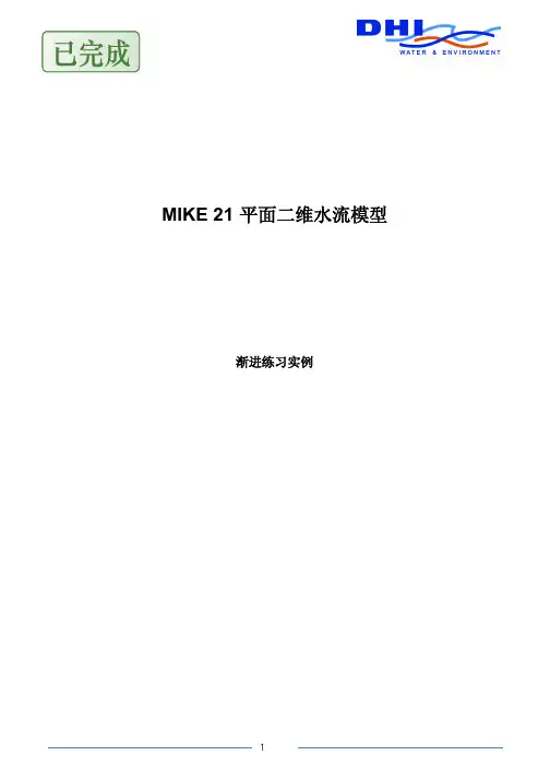 MIKE 21平面二维水流模型中文教程