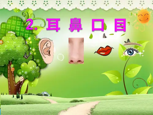 培智学校一年级下册语文课件第四课耳鼻口目(人教部编版)