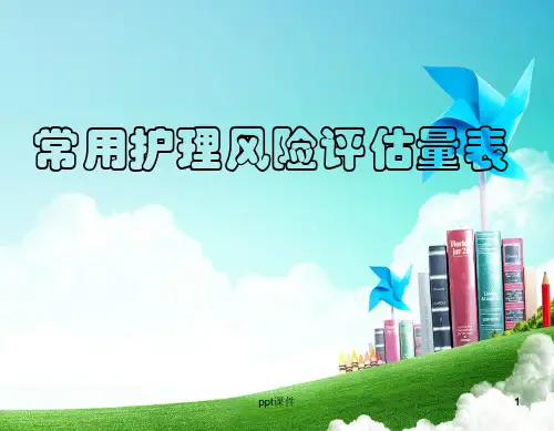 护理风险评估量表  ppt课件