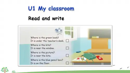 人教版四年级上册英语Unit  1 My  classroomB Read and write
