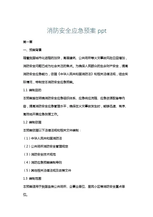 消防安全应急预案ppt