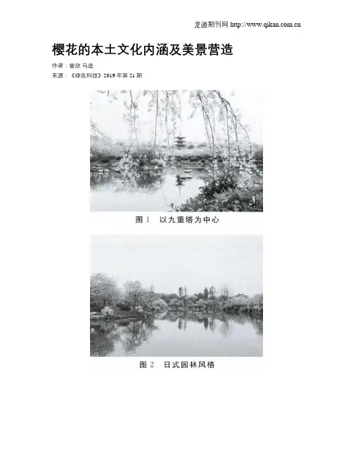 樱花的本土文化内涵及美景营造