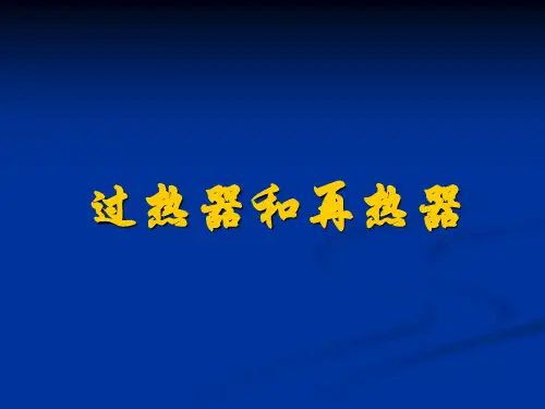 过热器和再热器