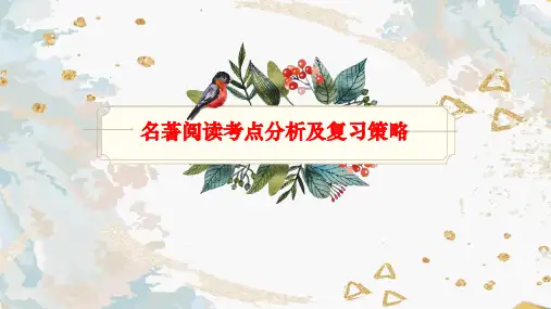 初中语文：名著阅读考点分析及复习策略