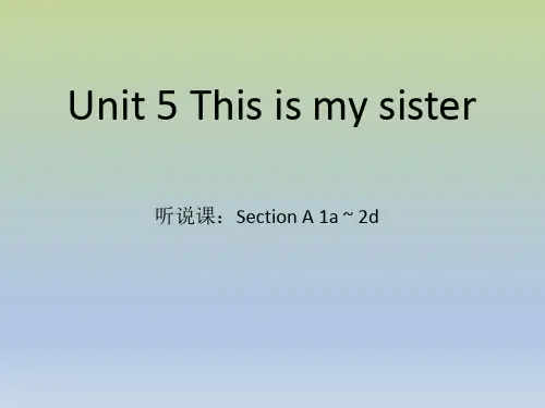 人教版(五四制)六年级英语上册Unit5SectionA(1a-2d)课件