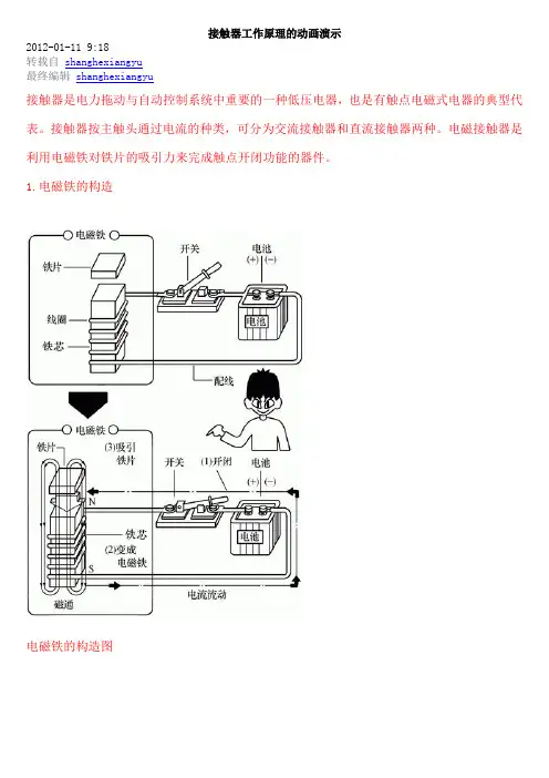 接触器工作原理的动画演示