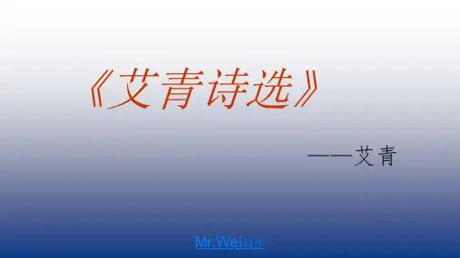 艾青诗选